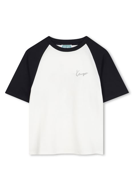 T-shirt con stampa KENZO KIDS | K61444117